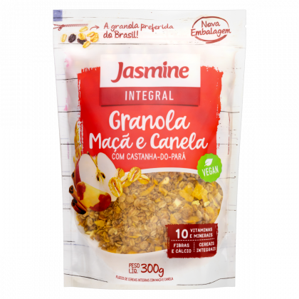 Granola Jasmine Maçã Canela PC 300GR