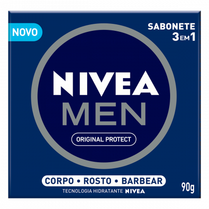 Sabonete Nivea Men Original 3 em 1 PC 90GR