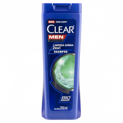 Shampoo Clear Men Limpeza Diária FC 200ML