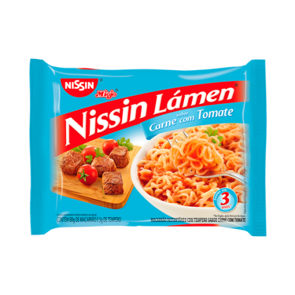 Mac Nissin Lámen Carne c/ Tomate PC 85GR