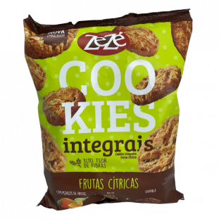 Bisc. Cookies Integral Zezé Frutas Cítricas PC 150GR
