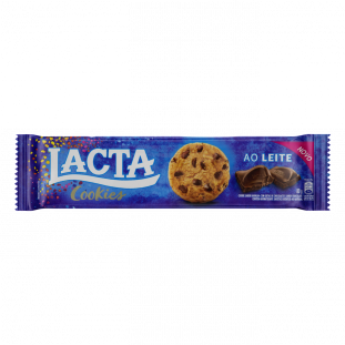 Bisc Cookies Lacta ao Leite PC 80GR