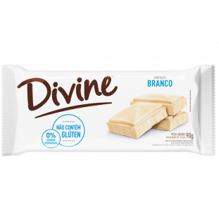 Choc Divine Branco 0% Glúten PC 90GR