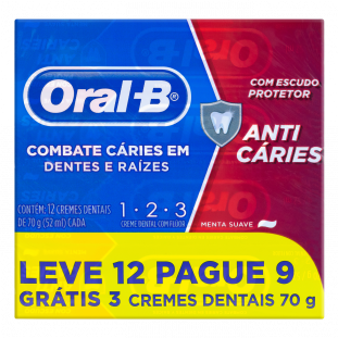 Cr. Dental Oral B. 1.2.3. Anti Cáries FC 70GR