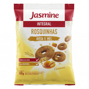 Rosquinhas Integral Jasmine Avei/Mel PC 150GR