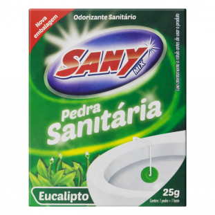 Odorizante Sanitário Pedra Eucalipto Sany Mix 25g