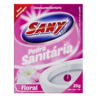 Odorizante Sanitário Pedra Floral Sany Mix 25g