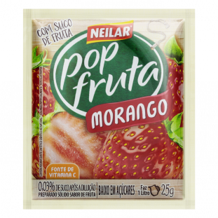 Ref. Pop Fruta Morango PC25GR