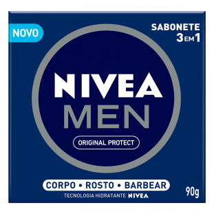 Sabonete Nivea Men Original 3 em 1 PC 90GR
