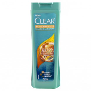 Shampoo Clear Anticaspa Detox FC 200ML