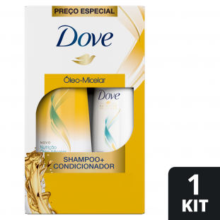 Shampoo + Cond Dove Óleo Micelar KT 2UN