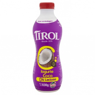 Iog Tirol s/ Lactose Coco GF 830GR