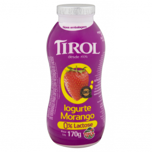 Iog Tirol Morango s/ Lactose GF 170ML